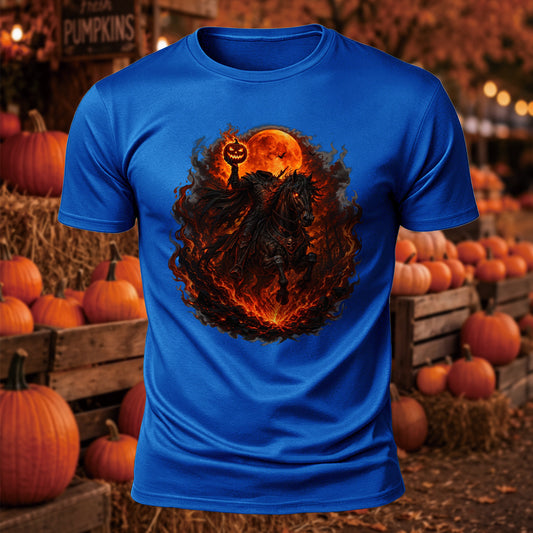 Headless Horseman Printed Short Sleeve T-Shirt
