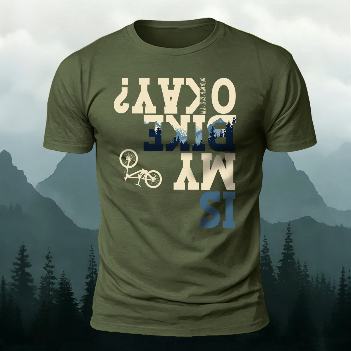 Cycling Letter Print Comfortable Breathable T-Shirt