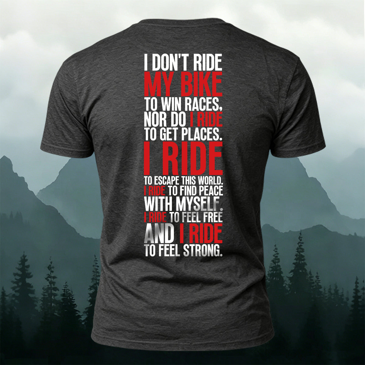 Cotton Personalized Cycling Letter Trendy Casual Tee