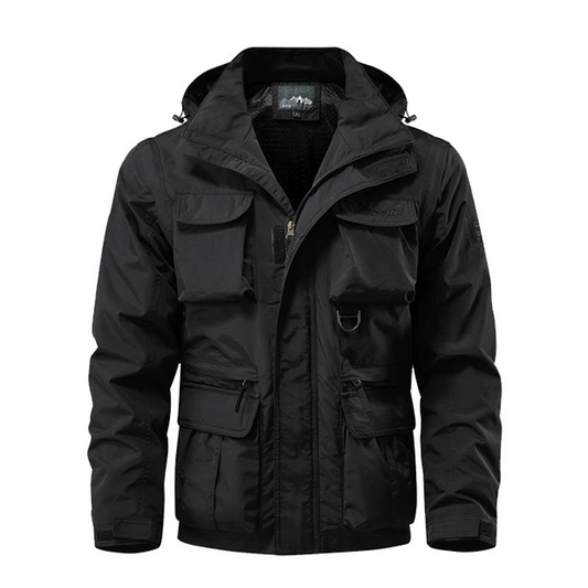 Detachable Sleeve Outdoor Multi-Pocket Cargo Jacket
