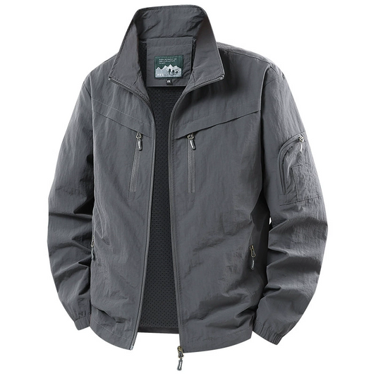 Fashion Minimalist Multi-Pocket Bomber Jacket