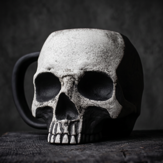 Resin 3D Skull Halloween Mug