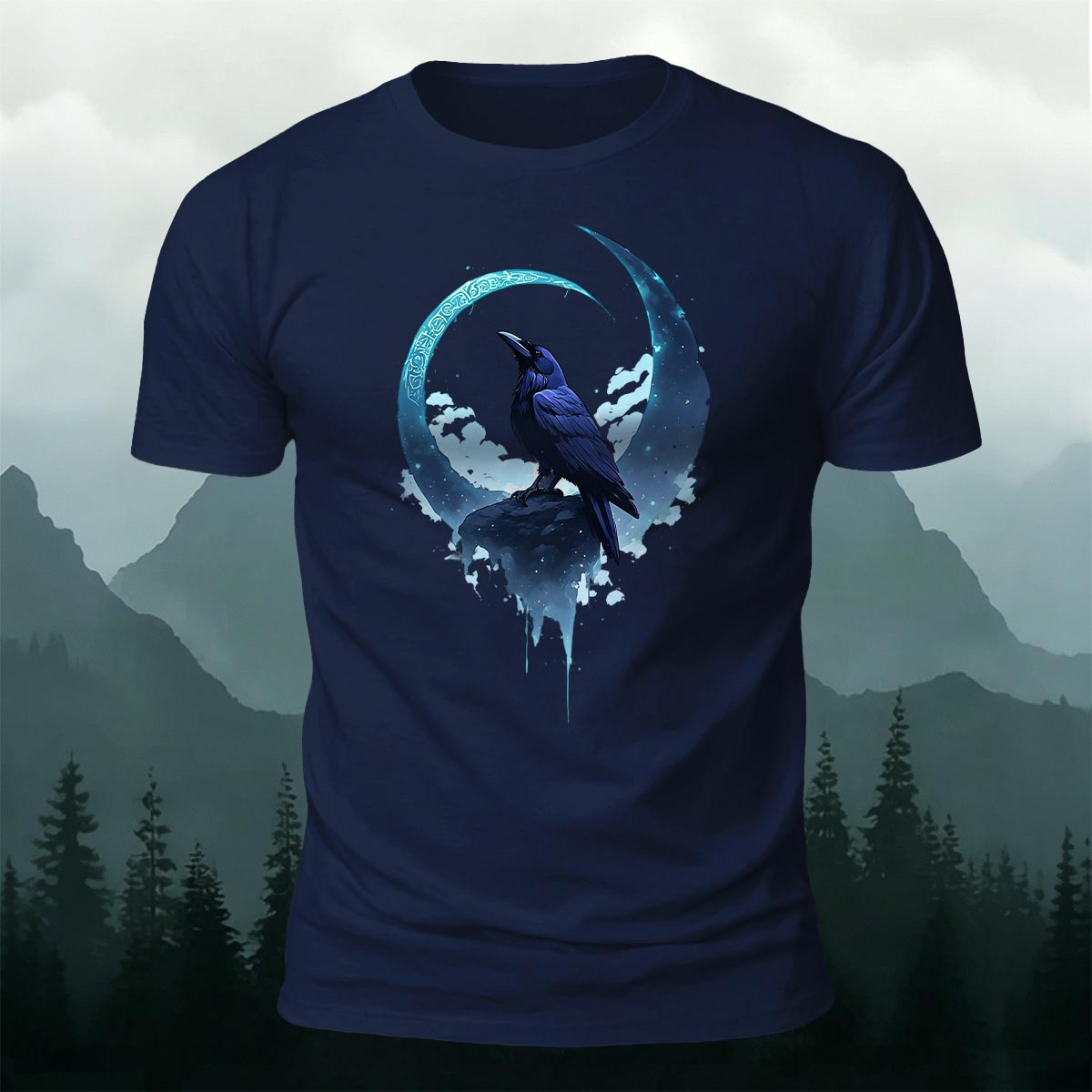 Bird Print Fashion Casual Premium Cotton T-Shirt