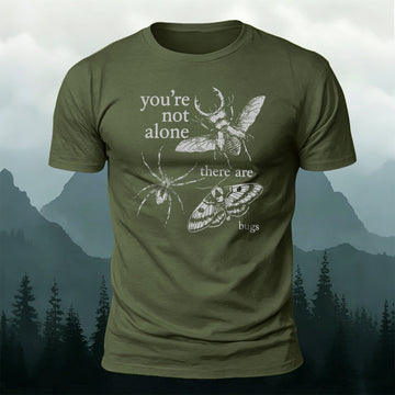 100% Cotton Vintage Insect Comfort Slogan Casual Tee