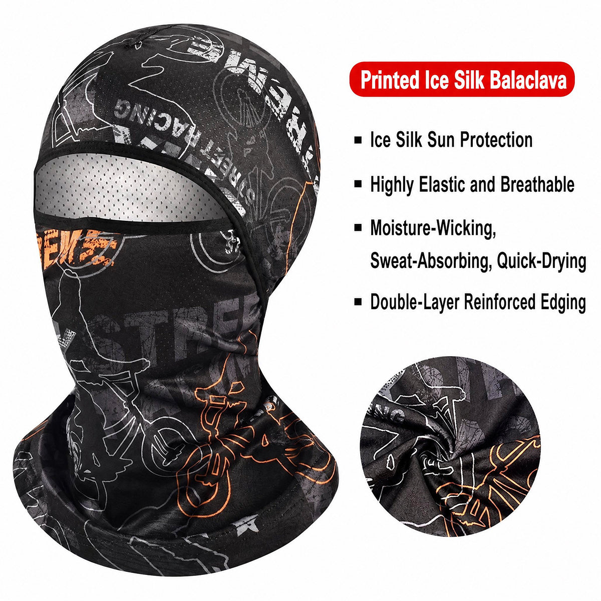 Sun-Protective Cycling Ice-Silk Summer Outdoor Face Mask
