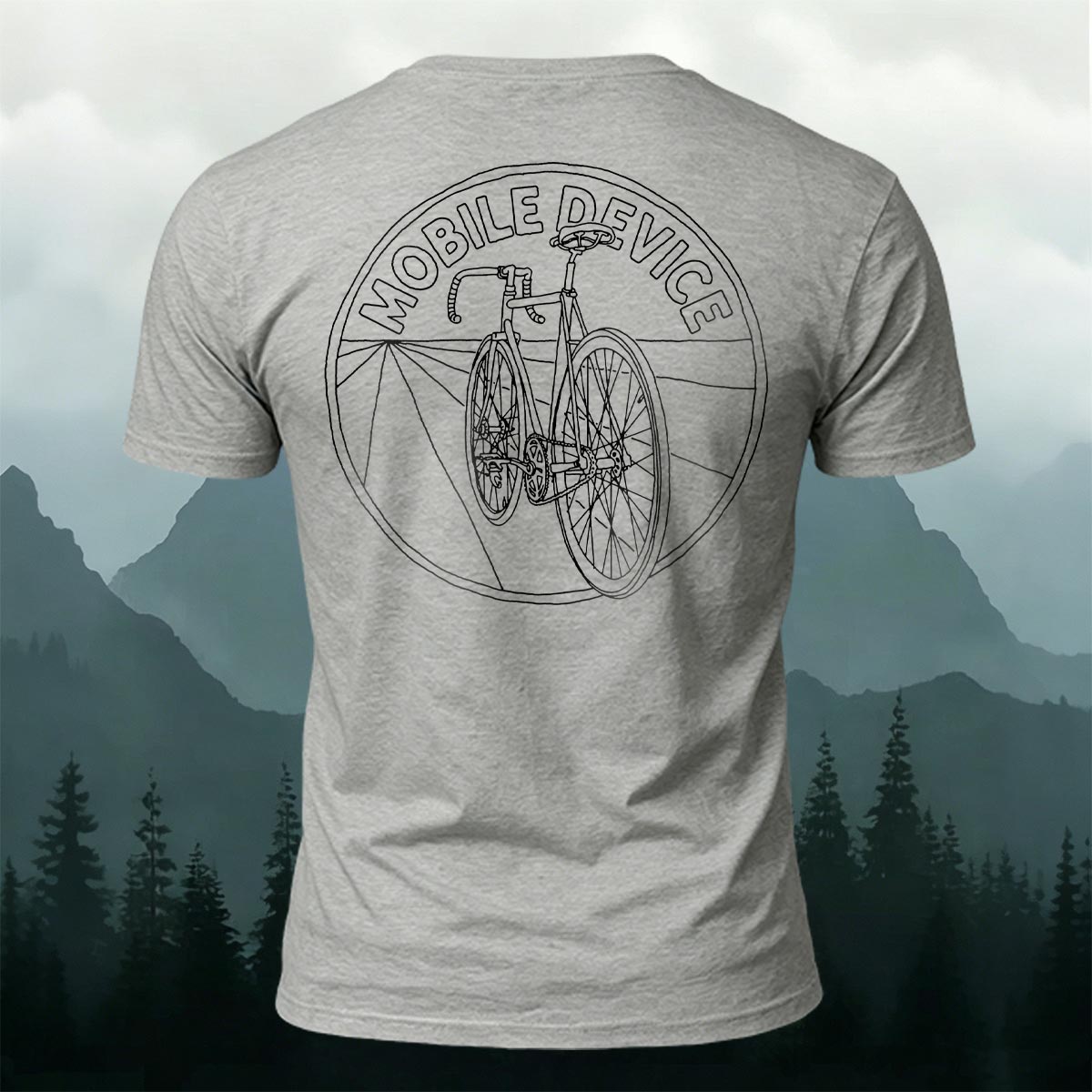 Simple Cycling Graphic Casual Premium Cotton T-Shirt
