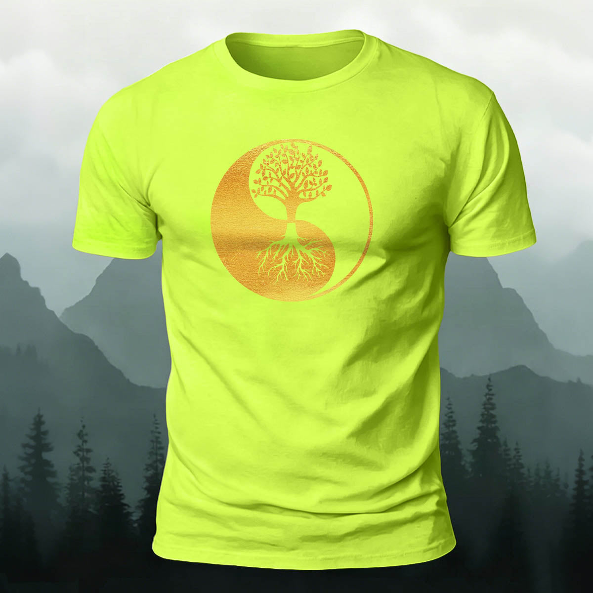 Artistic Tree Natural Leisure Breathable T-Shirt