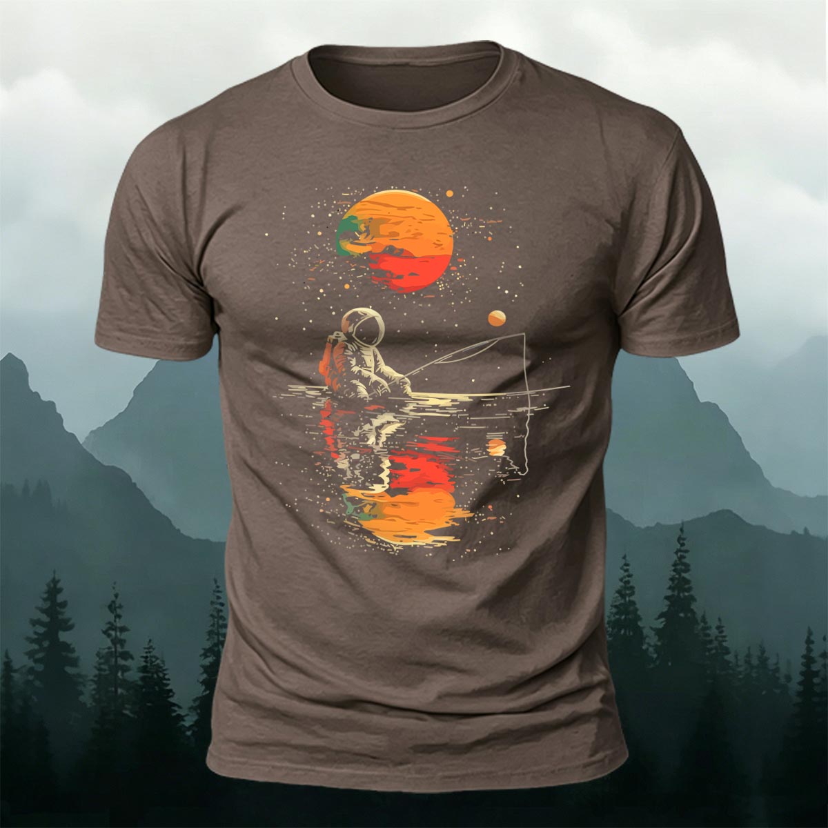 Ride the Moon Casual Cotton T-Shirt CO