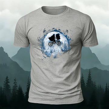 Outdoor Cycling Print 100% Cotton Casual Tee
