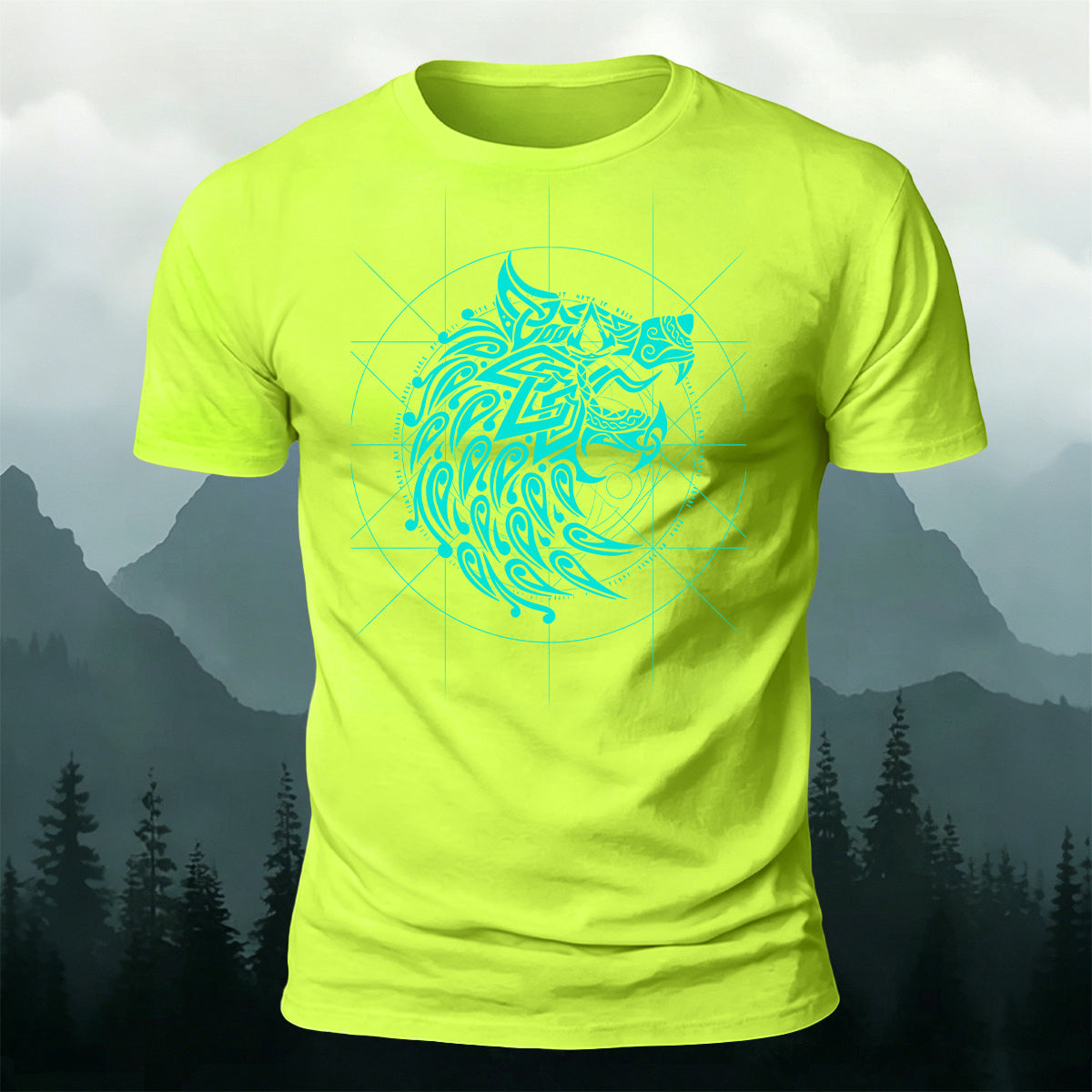 Viking Fenrir Wolf Premium Cotton Casual T-Shirt NG
