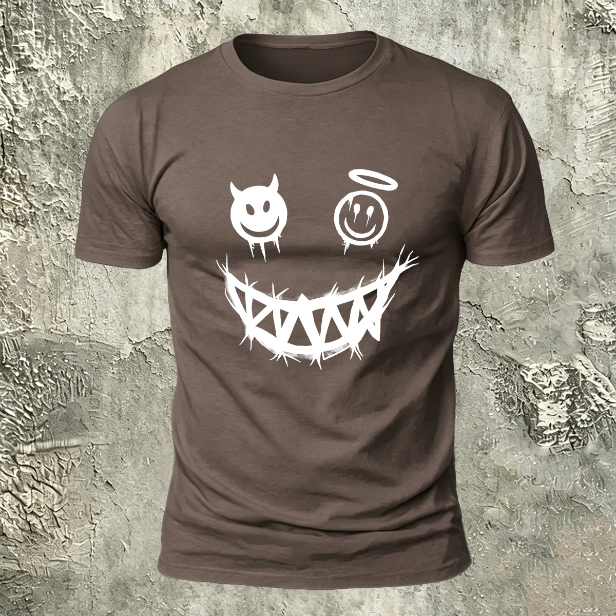 Quirky Expression Street Fashion Casual Breathable Tee