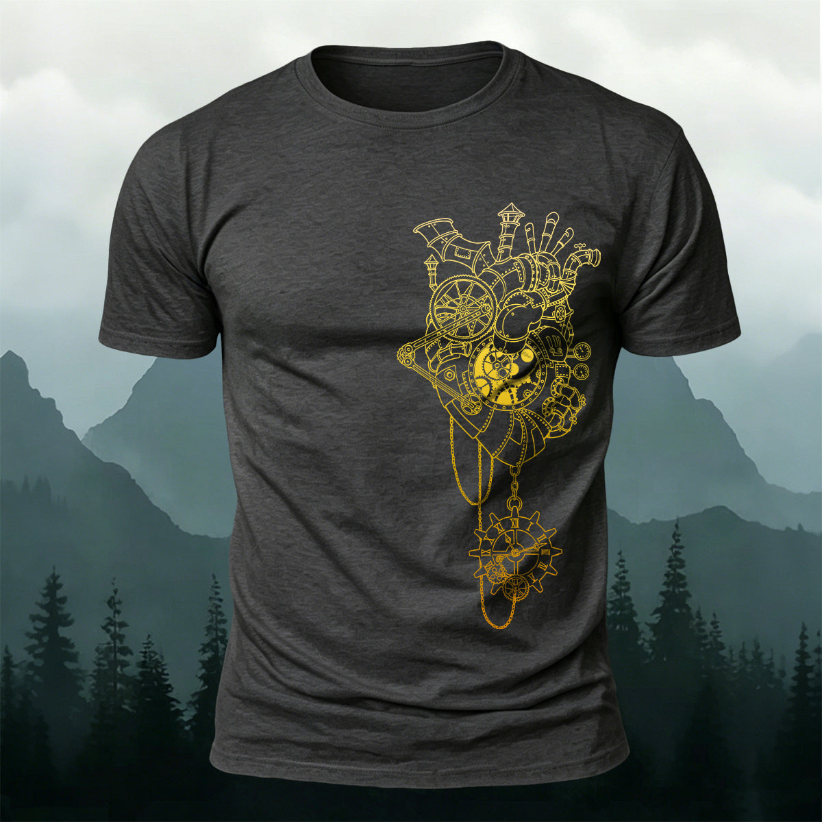 Sailboat Rudder Outdoor Casual Cotton T-Shirt