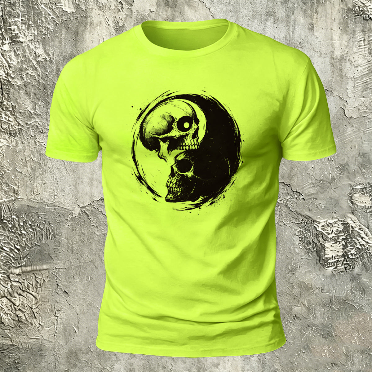 Skull Printed Dark Personality Premium Cotton T-Shirt