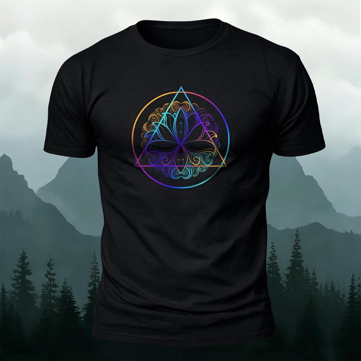 Colorful Pattern Fashion Casual Soft Cotton T-Shirt