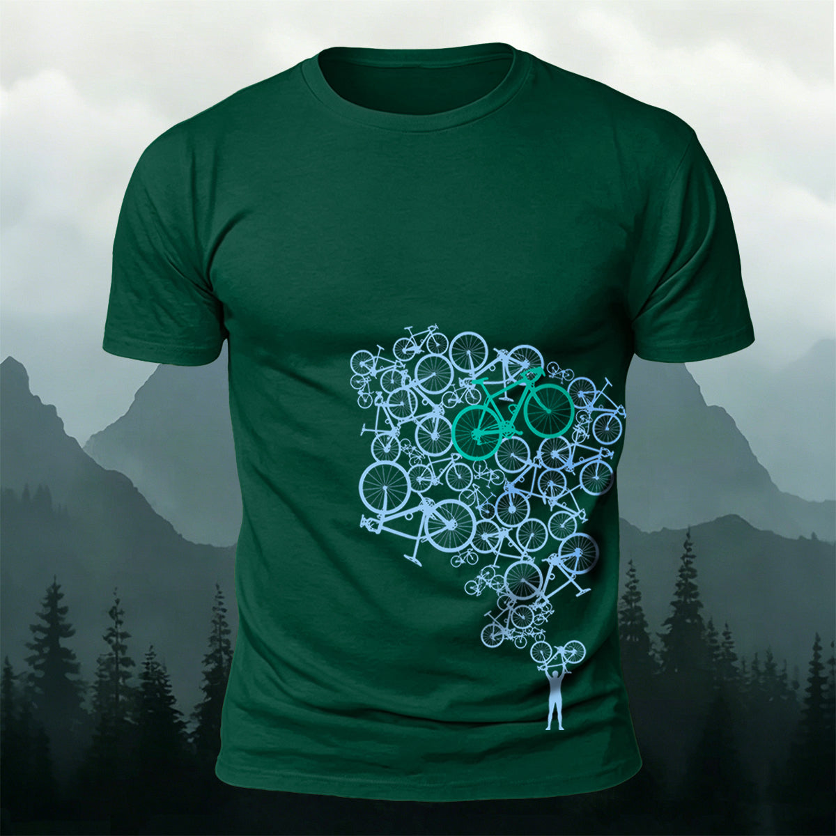 Cycling Graphic Trend Casual Breathable T-Shirt