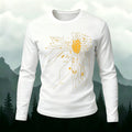 Heart Circuit Long-Sleeve Premium Cotton T-Shirt