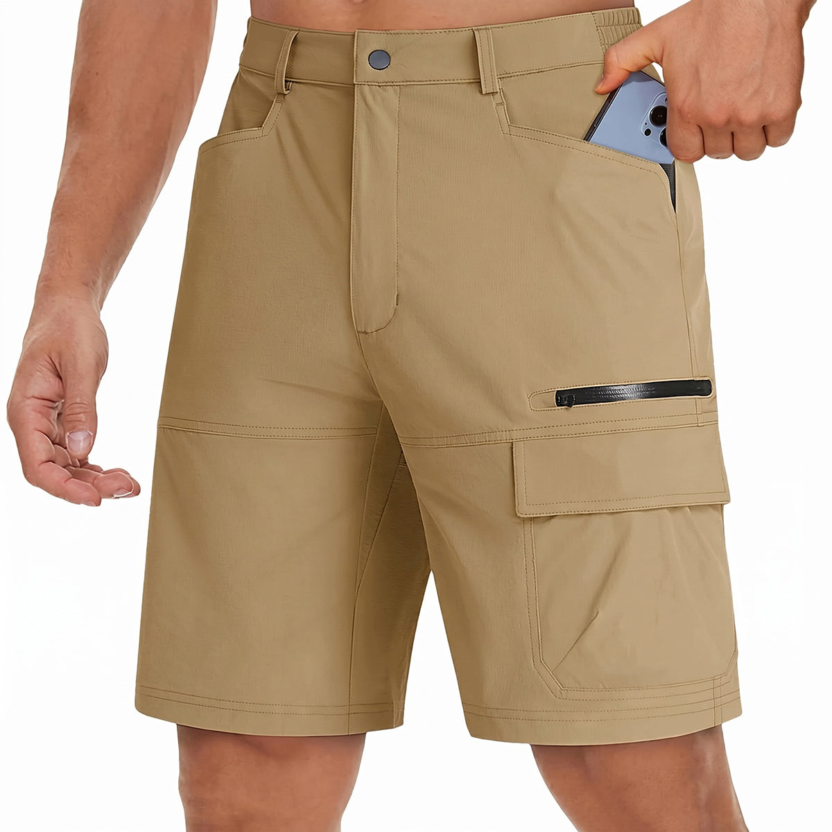 Men's Summer Workwear Multi-Pocket Outdoor Shorts