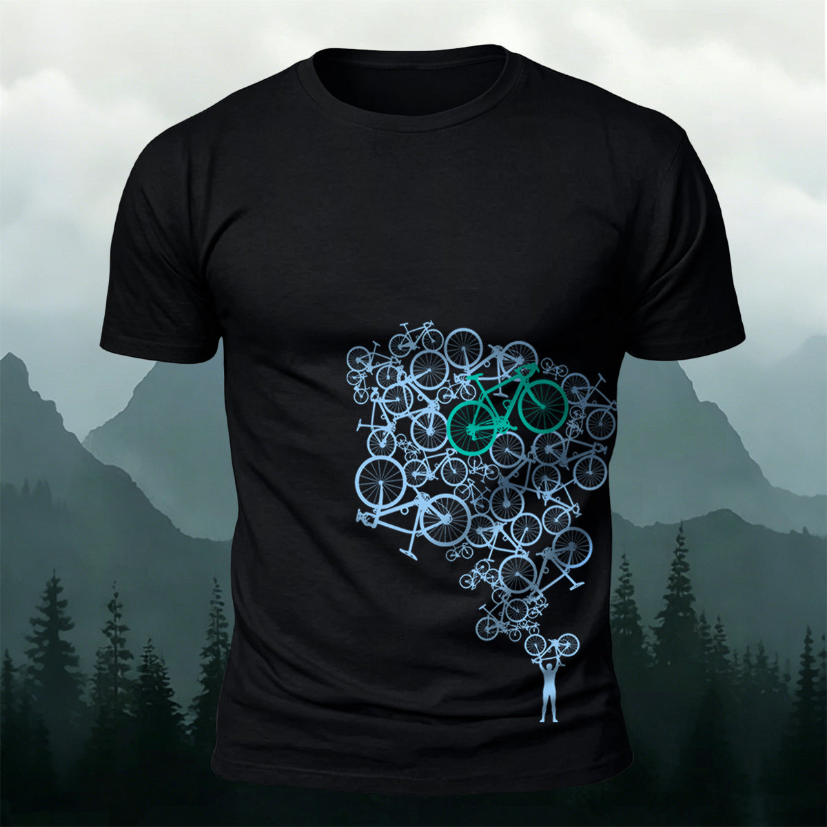 Cycling Graphic Trend Casual Breathable T-Shirt