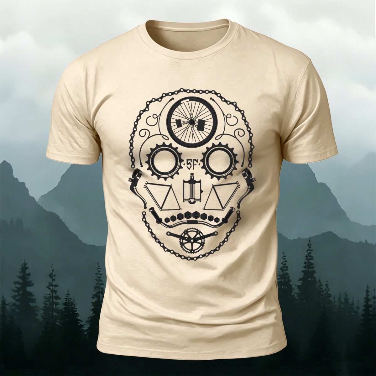 Fun Cycling Accessories Casual Skin-Friendly T-Shirt