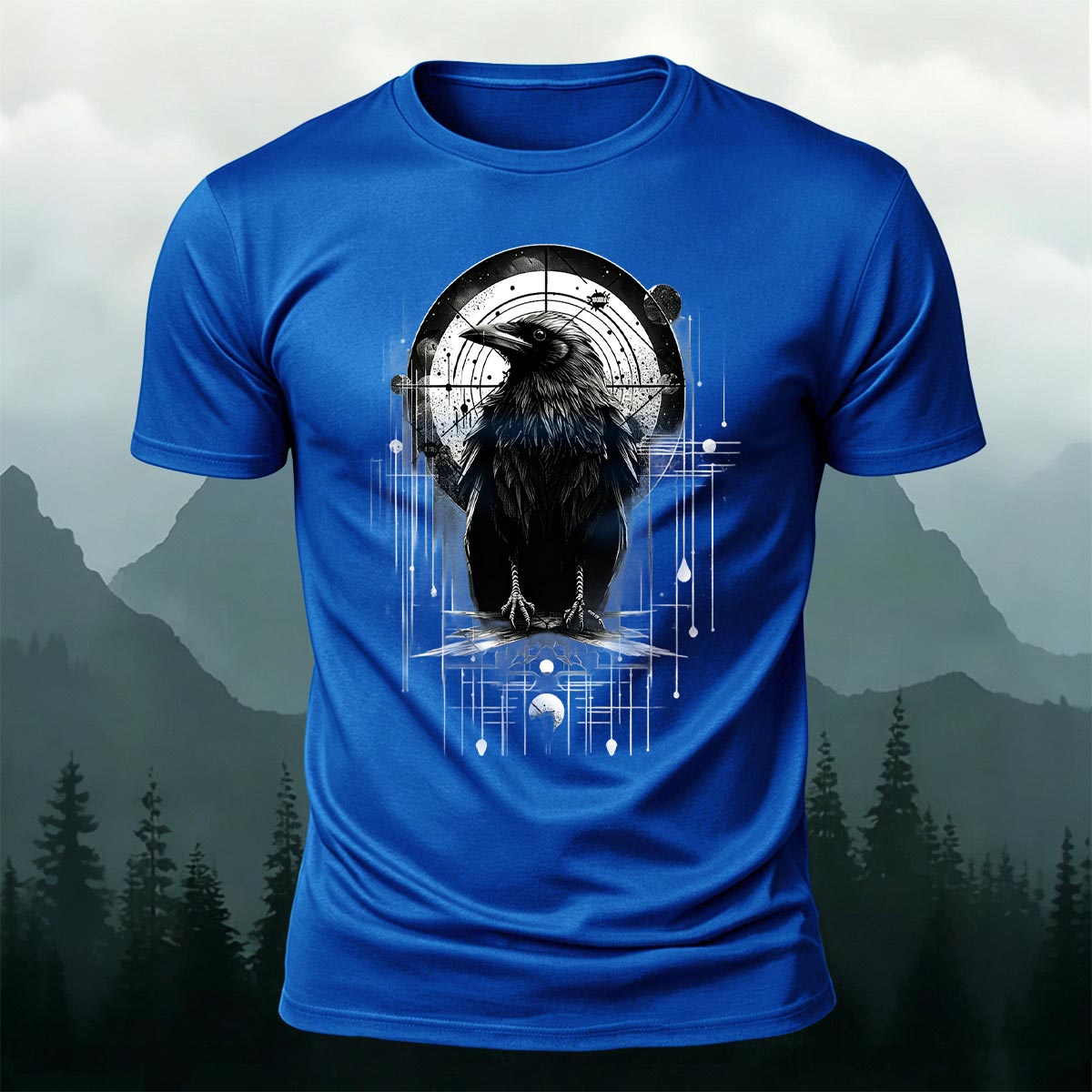 Fashionable Penguin Printed Casual Cotton T-Shirt