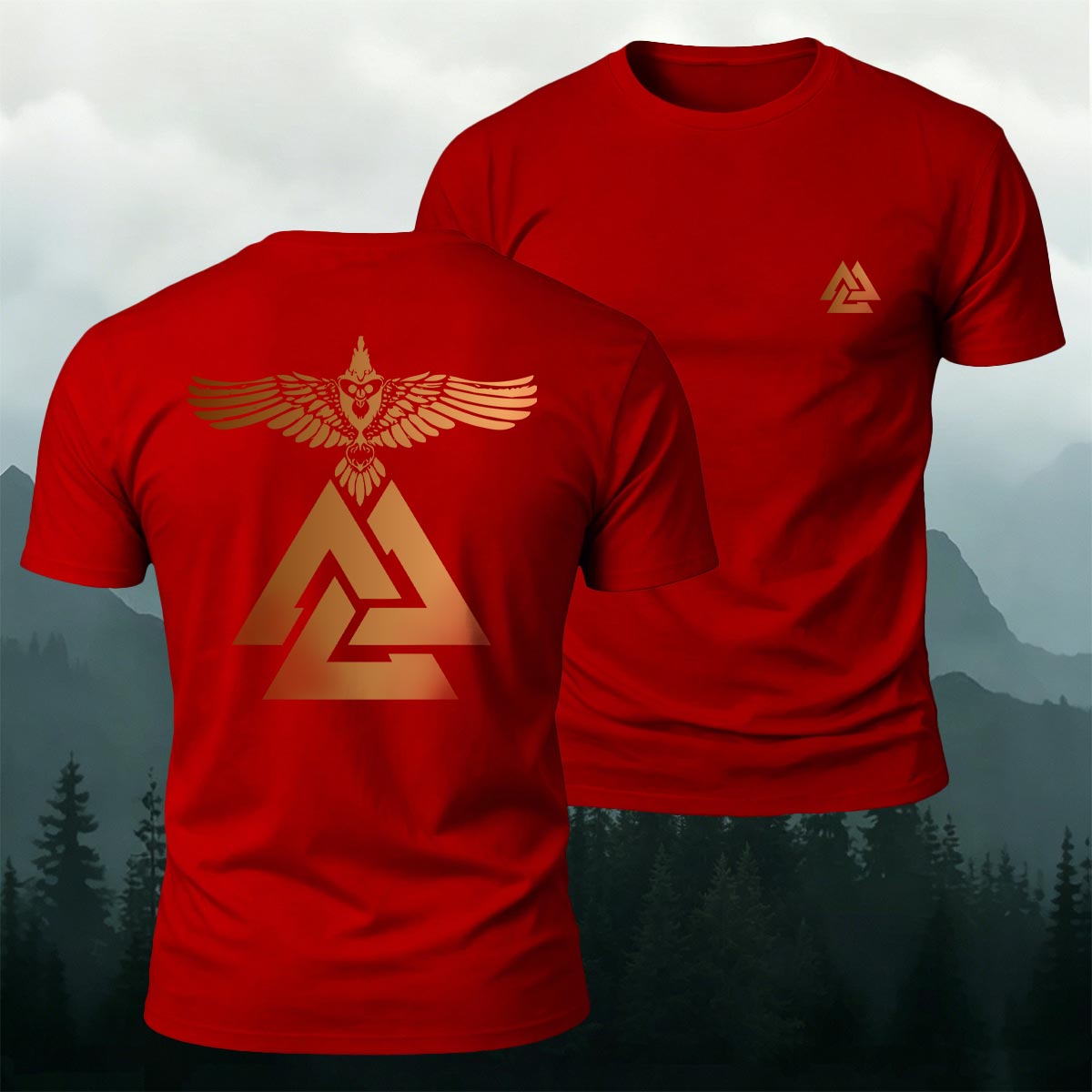 Mythology Odin Graphic Trendy Breathable T-shirt