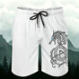 Retro Tribal Print Men's Casual Shorts