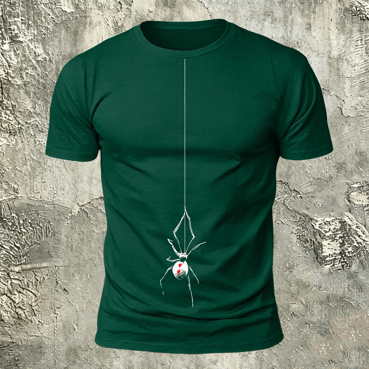 Spider Simple Print Casual 100% Cotton T-Shirt