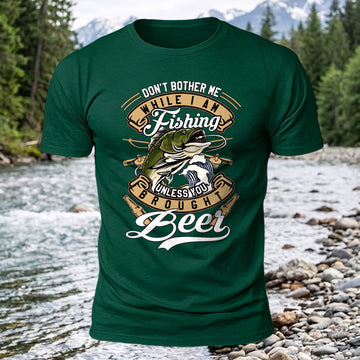 Unless You Brought Beer Printed Short Sleeve T-Shirt