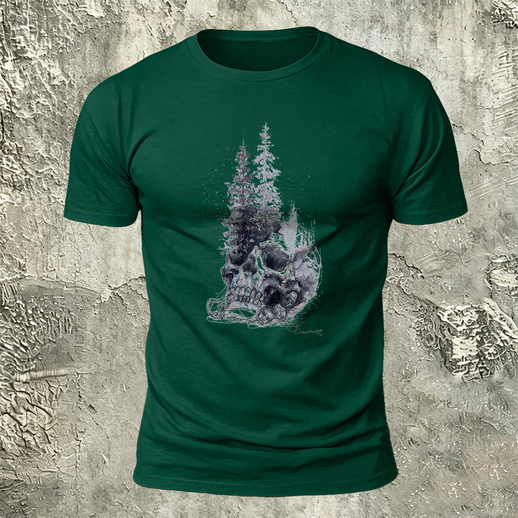 Creative Skull Graphic Casual Premium Cotton T-Shirt