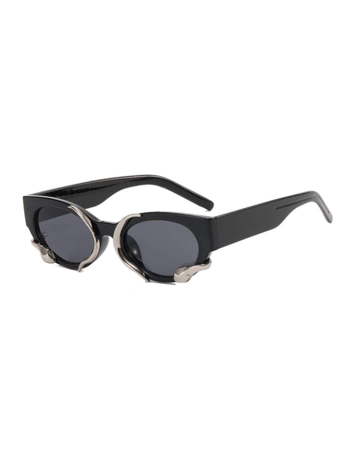Retro Serpent Cat-Eye Sunglasses