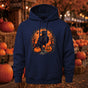 Halloween Pumpkin Crow Printed Casual Hoodie Sweatershirt