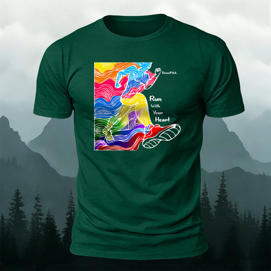 Running Enthusiasts Printed Casual Breathable Tee DGE