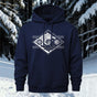 Wolfs Chasing Sun & Moon Printed Hoodie Sweatshirt