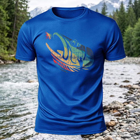 Take The Bait Printed Short Sleeve T-Shirt