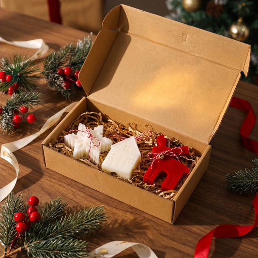 Soy Wax Festive Xmas Candle Gift Set