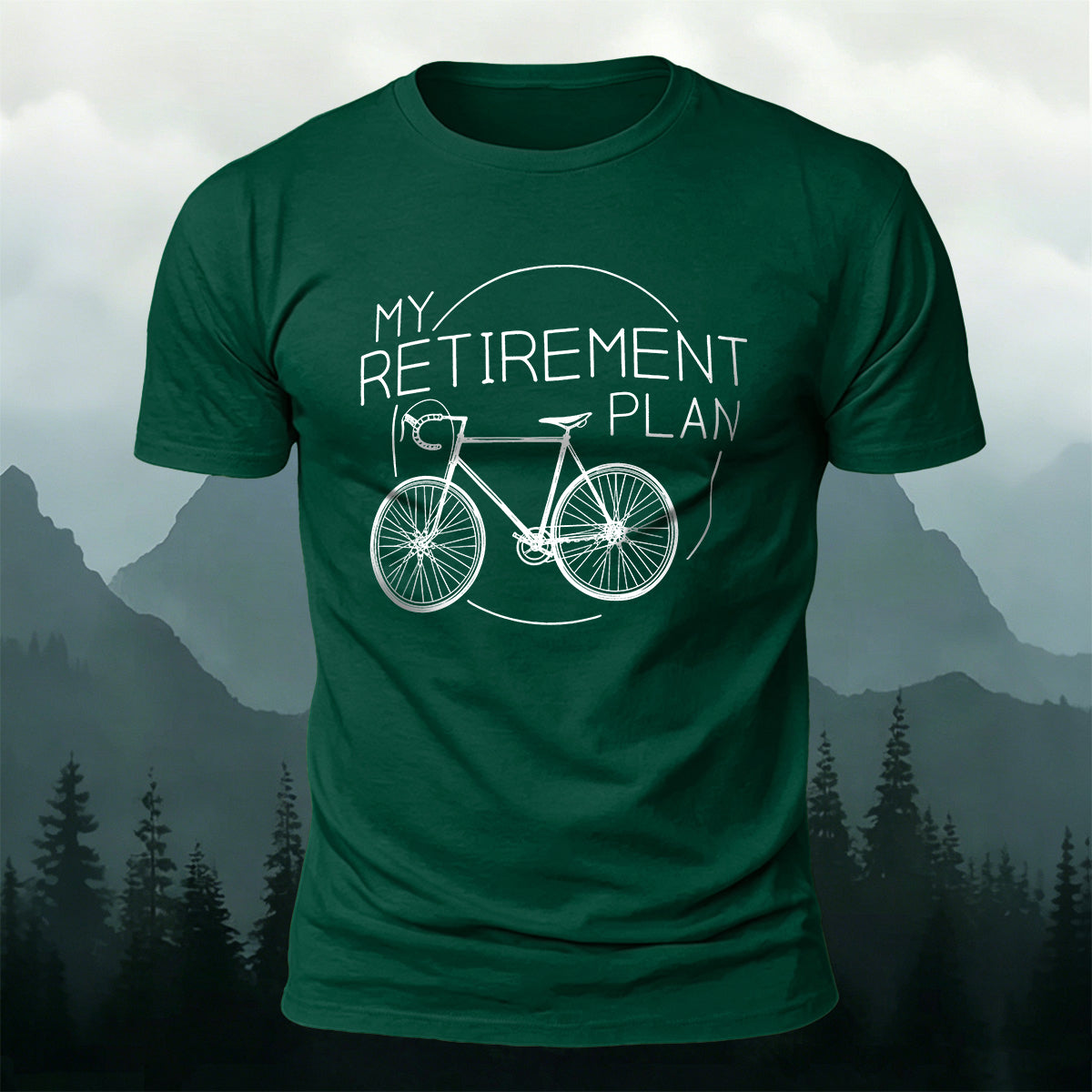 Cycling Plan Printed Casual Breathable T-Shirt