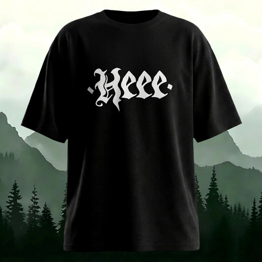 Letter Print Oversize Short Sleeve T-Shirt