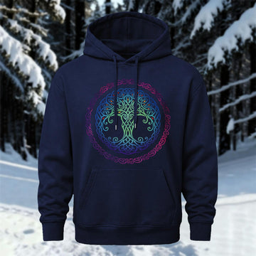 Rainbow Tree Of Life Totem Printed Hoodie Sweatshirt