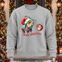 We Fish You A Merry Christbass Printed Round Neck Sweatshirt