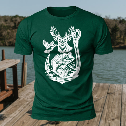 Hunting Season Printed Short Sleeve T-Shirt