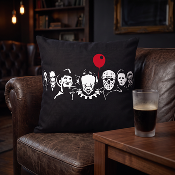 Linen Horror Character Halloween Pillow
