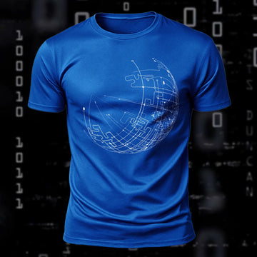DTG Line Sphere Printed Short Sleeve T-Shirt