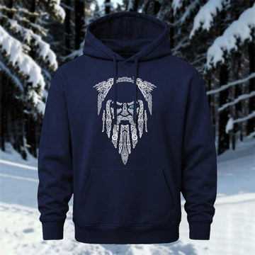 Odin Totem Printed Hoodie Sweatshirt