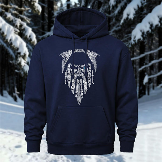 Odin Totem Printed Hoodie Sweatshirt