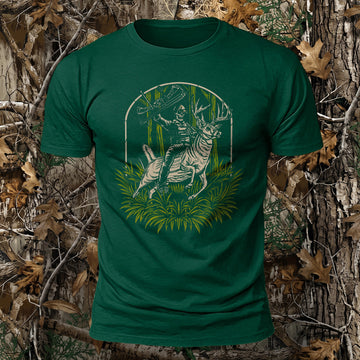Skull Archer Printed Short Sleeve T-Shirt