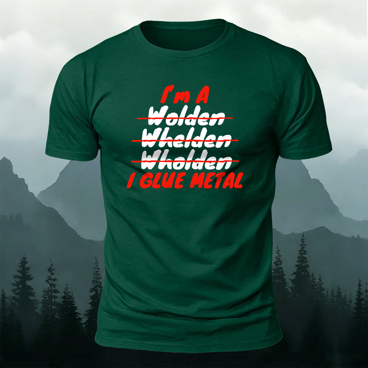 Cotton Wage Worker Welder Fun Slogan Casual Tee