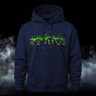 Halloween Burning Pumpkin Printed Casual Hoodie Sweatershirt