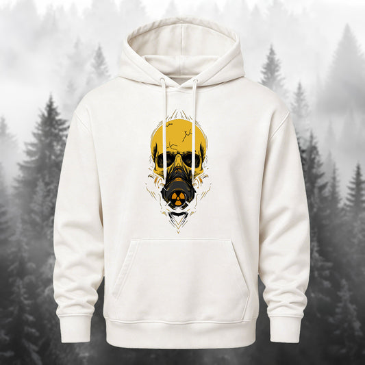 Cotton-Blend Skull Face Mask Versatile Hoodie