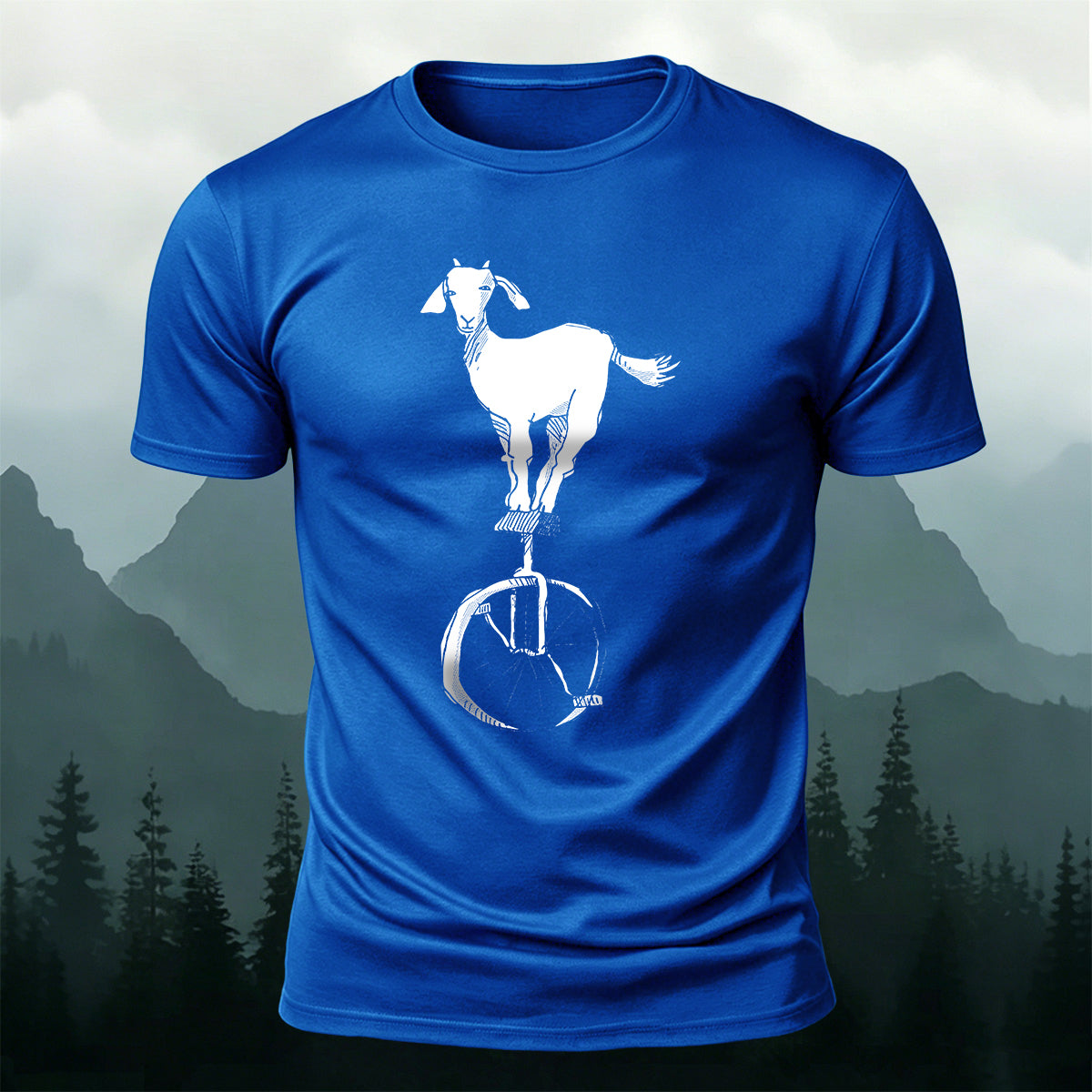 Goat Acrobatics Print Outdoor Versatile T-Shirt