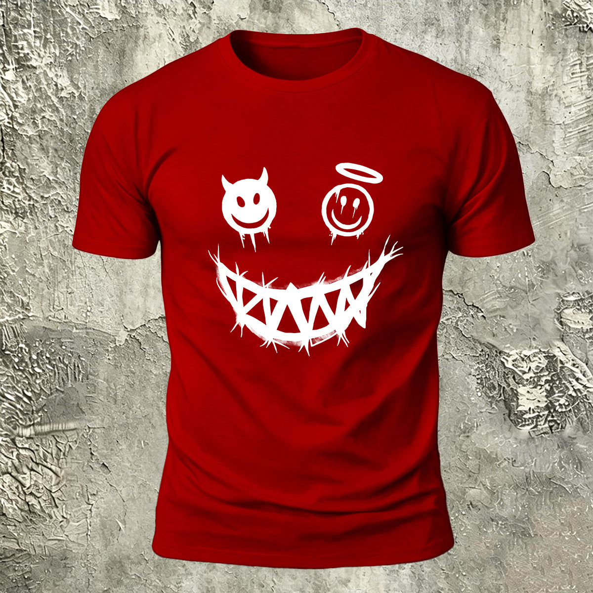 Quirky Expression Street Fashion Casual Breathable Tee